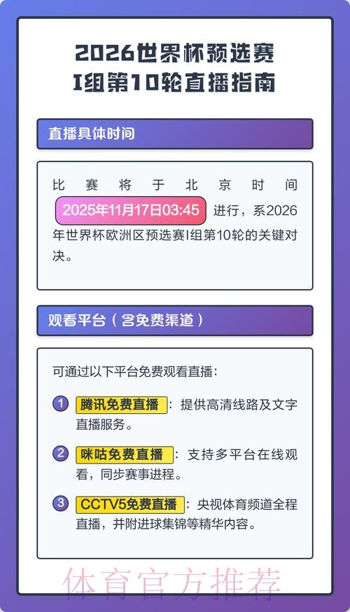 2026世界杯直播教程入口地址 2026世界杯直播教程入口地址
